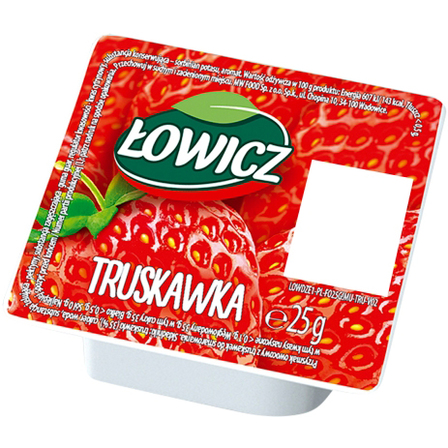 Łowicz mini jahodový džem 1 kus