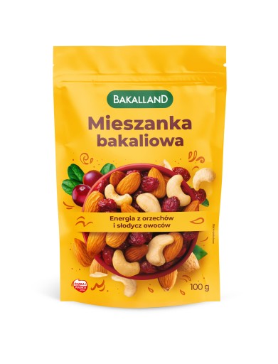 BAKALLAND Zmes sušeného ovocia 100g