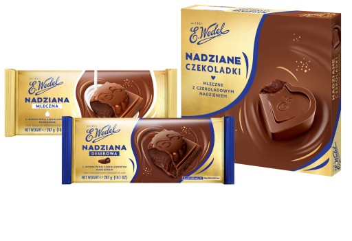 Čokoládový dezert s intenzívne čokoládovou náplňou E.Wedel