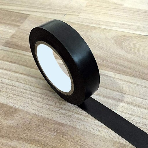 10x PEVNÁ PVC IZOLAČNÁ PÁSKA ČIERNA SAMOLEPIACA VODEODOLNÁ 16mm 10m