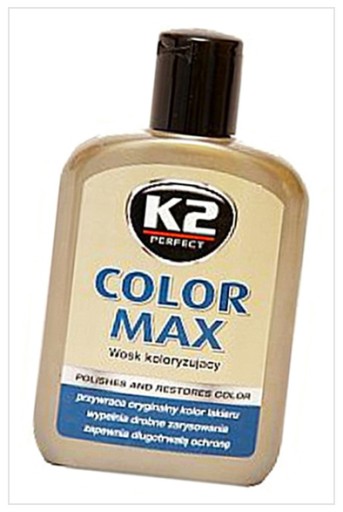 E5Y42 K2 COLOR MAX FAREBNÝ VOSK ČERVENÝ 200 ML K020CE