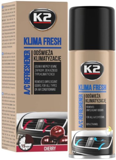 K2 KLIMA FRESH granát do klimatizácie ČEREŠŇA 150g