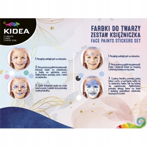 KIDEA FACE PAINTS PRINCESS SET 91980