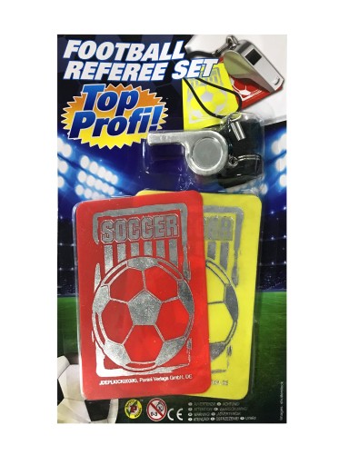 SET NA FUTBALOVOU PÍSKALKU ŽLTÁ ČERVENÁ