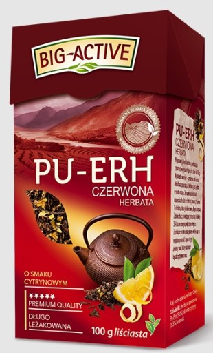 Big-Active Pu-Erh Lemon červený čaj 100 g