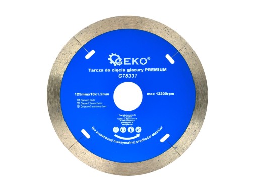 Kotúč na rezanie dlaždíc 125mmx10x1,2mm PREMIUM GE