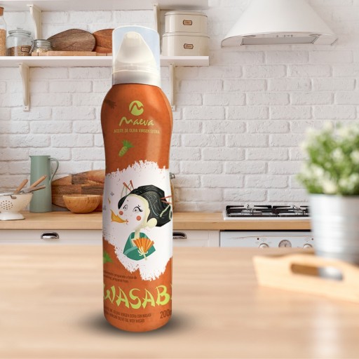 WASABI olivový olej sprej 200 ml ochutený olivový olej