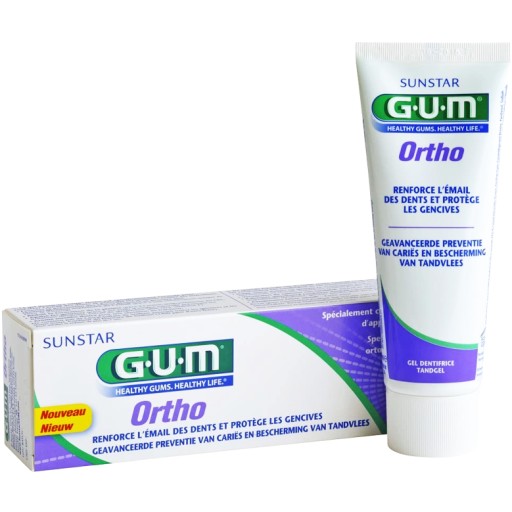 GUM Ortho ortodontická zubná pasta na strojčeky