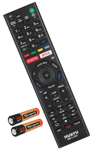 UNIVERZÁLNE DIAĽKOVÉ OVLÁDANIE PRE SONY NETFLIX YOUTUBE TV BATERIE ZDARMA