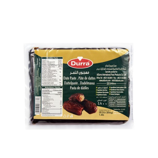 DÁTEĽOVÁ PASTA 100% PRÍRODNÁ 800 g DURRA