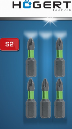 Nárazový skrutkovací bit PZ0x25 1 ks HT1S125