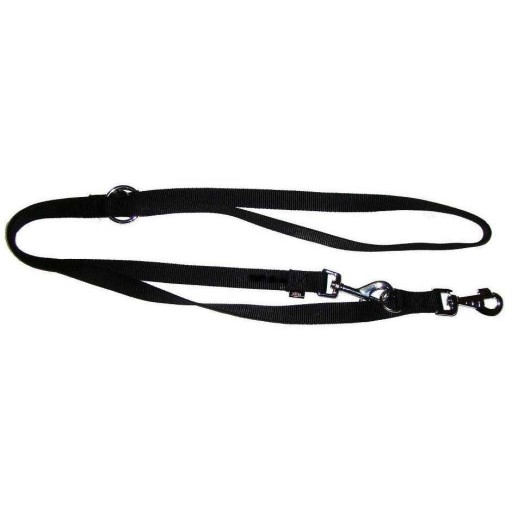TRIXIE Dvojité vodítko 2m/20mm čierne 13961