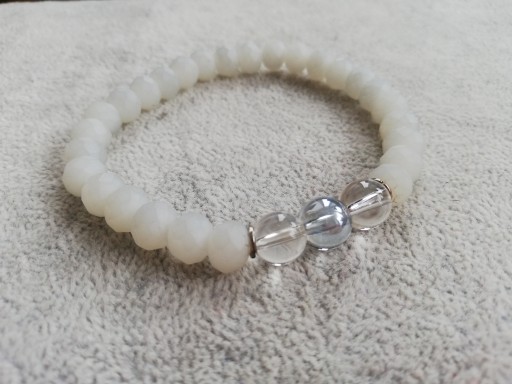NÁRAMOK GLASS QUARTZ, MATNÝ BIELY NÁRAMOK