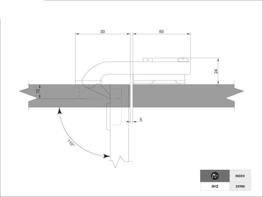 PARALELNÝ KRABIČKOVÝ PANT EURO R-90 H-4 90°