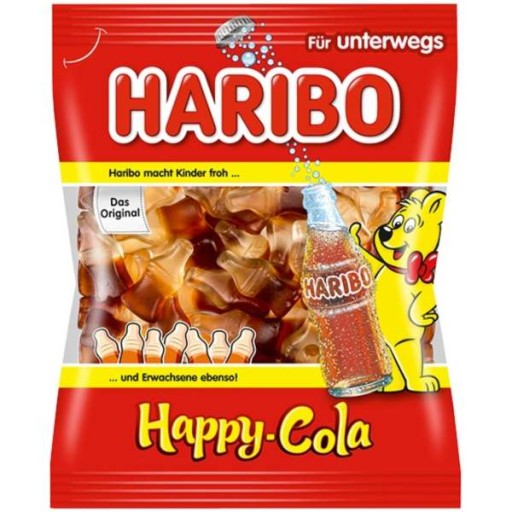 Haribo Happy Cola Colowe želé 100g