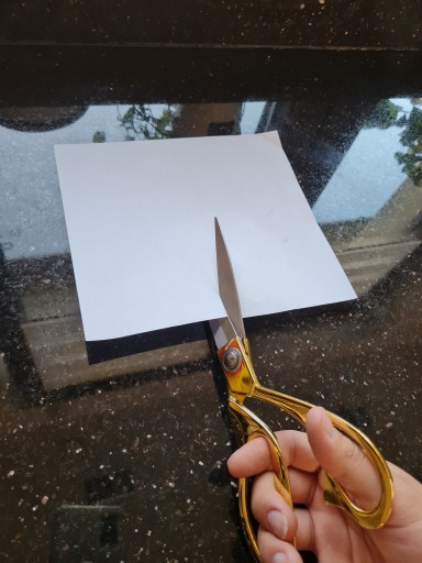 NOŽNICE KRAJČÍRSKE OCELOVÉ ZLATÁ PEVNÉ 20CM