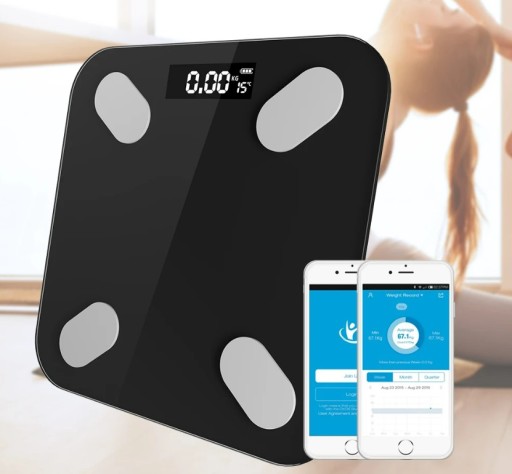 SMART SMART KÚPEĽŇOVÁ VÁHA PRE APLIKÁCIU LCD DISPLEJ BLUETOOTH