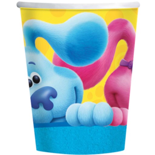 BLUES CLUES papierové poháre po stopách PSÍKOV modrej