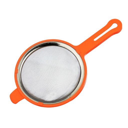 KUCHYNSKÝ SITOK S RÚČKOU, JEMNÁ SIEŤKA, 13CM ZMES