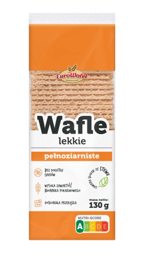 Eurowafel Svetlé vafle celozrnné 130g