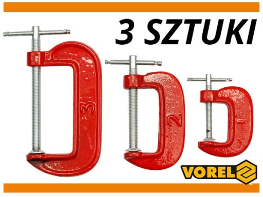 Modelárske svorky 25, 50, 75 mm 38830 VOREL