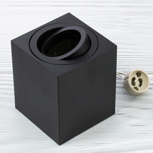 Halogénové stropné stropné svietidlo TUBA SPOT LED Movable Black