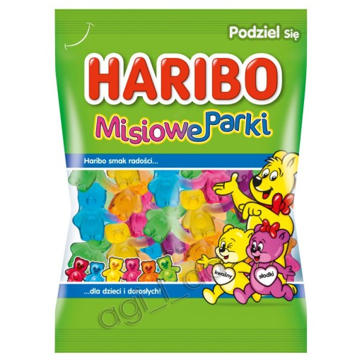 Haribo sladkokyslé medvedíkové želé fazuľky 160g