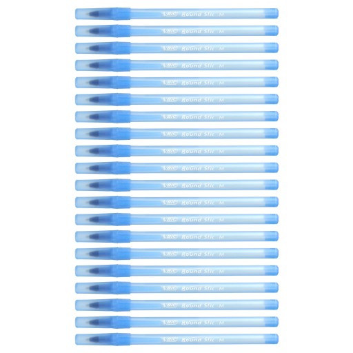 Blue Round Stic Classic BIC guľôčkové pero - 20 ks.