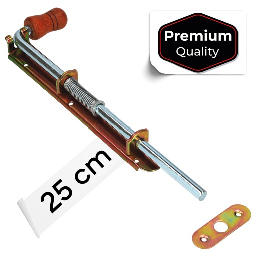 Úzka pružinová západka garážovej brány, 250 mm