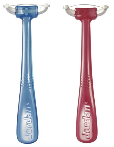 JORDAN Kids Flosser Detská dentálna niť Ovocná príchuť 36 ks.