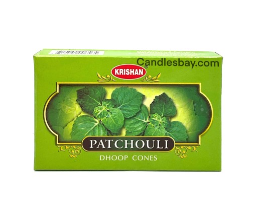 PATCHOULI KRISHAN kónické vonné tyčinky, 10 ks