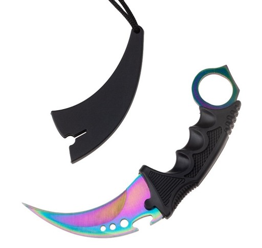 INDONESIA KARAMBIT Nôž RAINBOW CAW CSGO 19 cm
