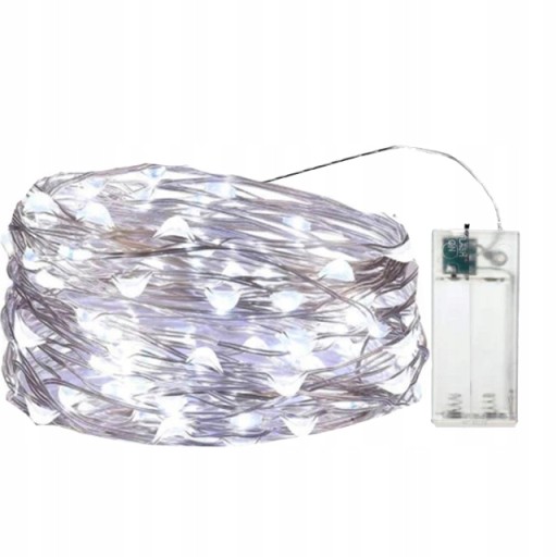 20 LED MicroLED SVIETIDIEL NA VIANOČNÝ STROMČEK NAPÁJANÝCH BATÉRIOU