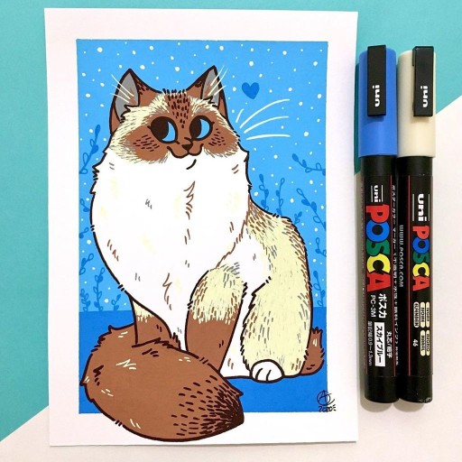 Čierna plagátová fixka Posca PC-5M