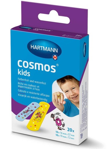 HARTMANN Cosmos deti 20 ks. detské náplasti