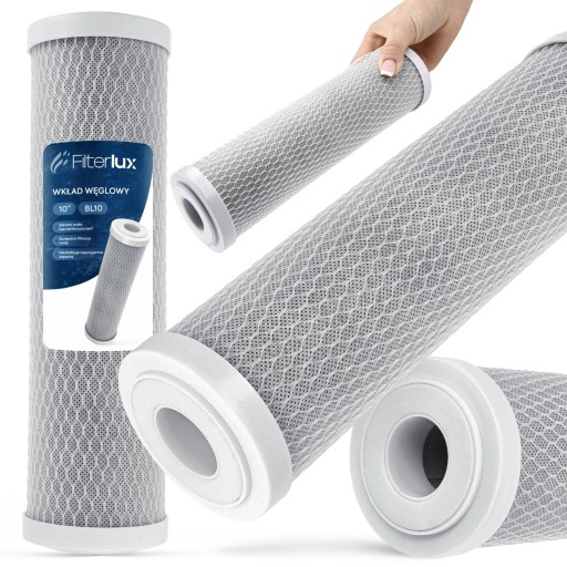 Vodný filter UHLÍKOVÁ VLOŽKA A karbónový blok čistička vody 10” 1 ks.