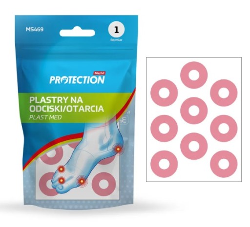 PLASTOVÉ PENOVÉ TLAČOVÉ PASTY s otvorom, SAMOLEPIACE, okrúhle