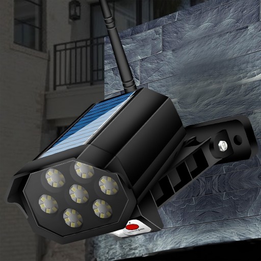 DUMMY CAMERA LED SOLÁRNA LAMPA SO SNÍMAČOM POHYBU