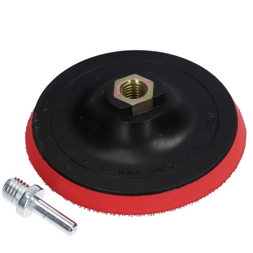 MONTÁŽNY DISK S ADAPTÉROM DISKU VELCRO 125MM M14