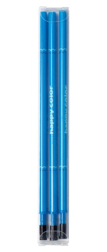 Blue Happy Color SA stierateľná náplň do pera, 3 ks