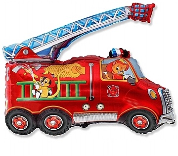 Fóliový BALÓN Hasičské auto FIREFIGHTER Birthday PARTY
