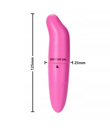 Dolphin stimulačný vibrátor bodu G 12,5 cm malý