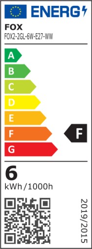 LED guľová žiarovka GLOB 6W=43W E27 230V teplá
