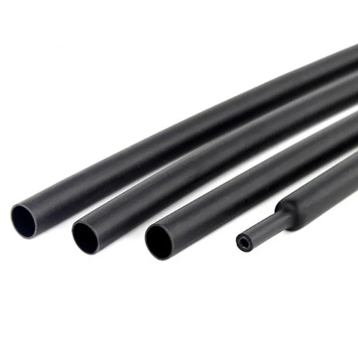 1 m TEPELOM ZMRŠŤOVACIA TUBE IZOLAČNÁ KOŠEĽA 2,5 mm 1,25 mm OCHRANNÁ ČIERNA