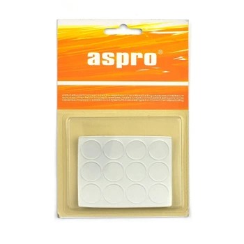 Aspro gélové tampóny transparentné okrúhle 18mm 12ks A-40007-10-012