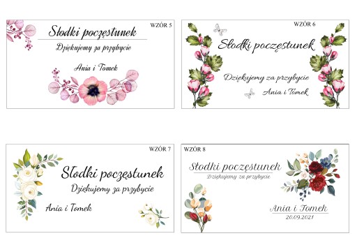 Tortové krabičky so svadobným štítkom + personalizácia
