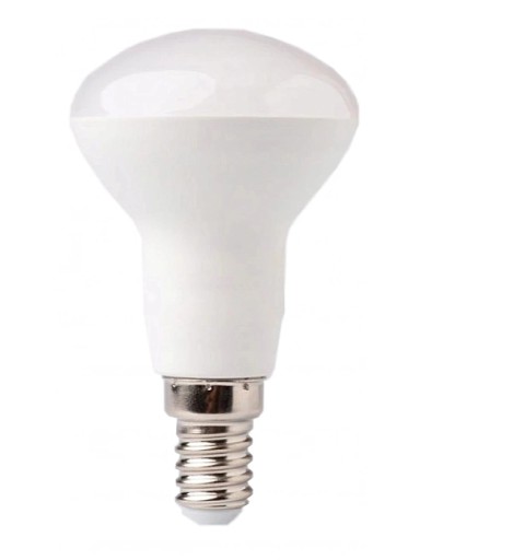 Energeticky úsporná LED žiarovka, malý závit, E14, 8W, 4000K, neutrálna, hríbová