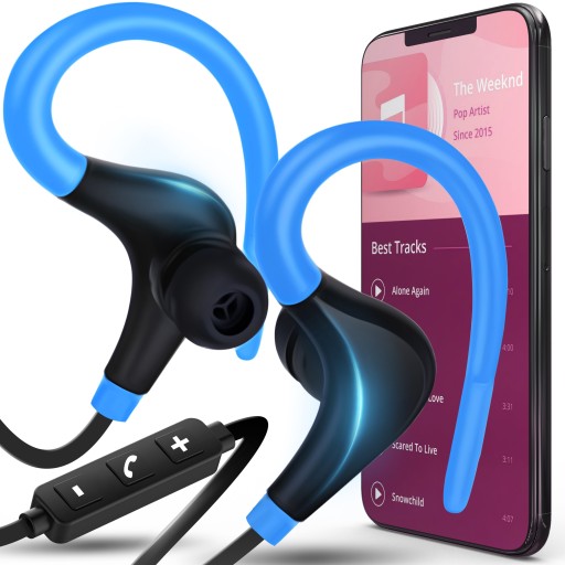 BEZDRÔTOVÉ BLUETOOTH ŠPORTOVÉ SLÚCHADLÁ + KÁBEL