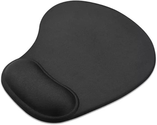 Ergonomická podložka pod myš 226 x 190 mm čierna