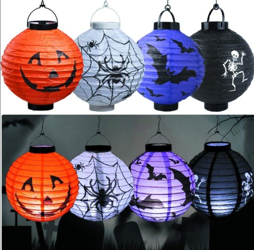 Svietiaca LED baterka na Halloweena